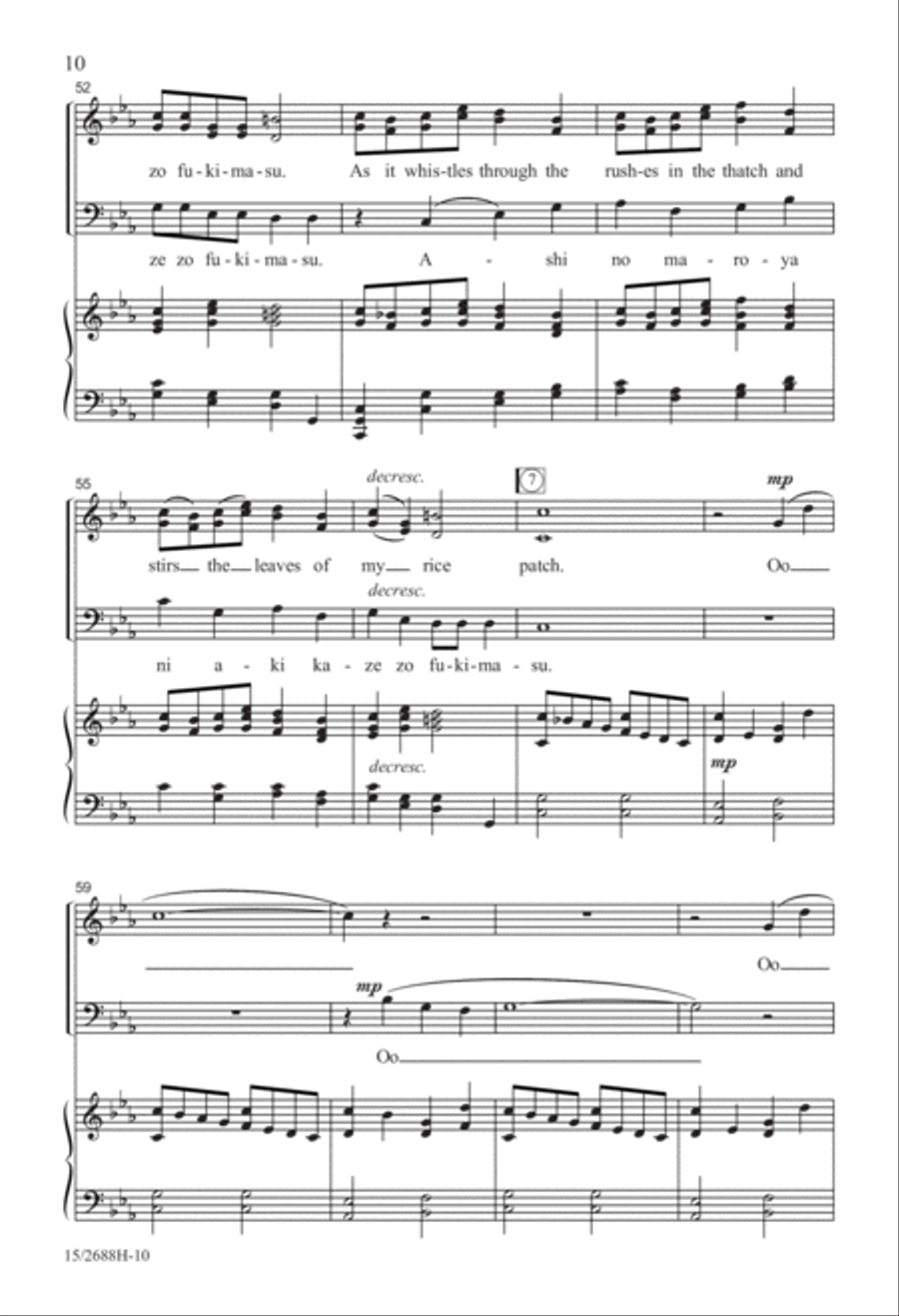 Autumn Night (Yusareba) 3-Part scores gallery preview page 11