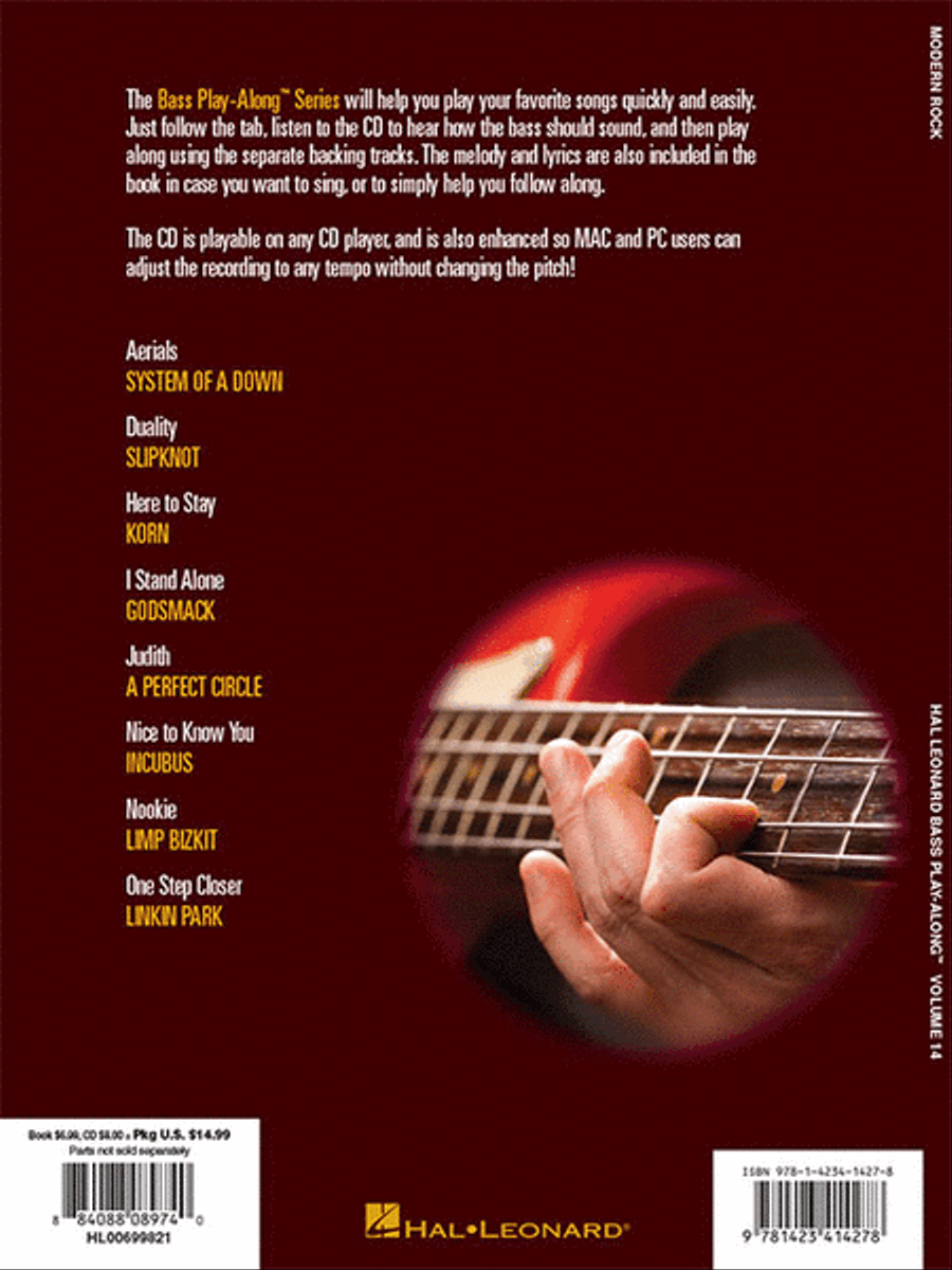 Modern Rock Bass Guitar Tablature scores gallery preview page 6