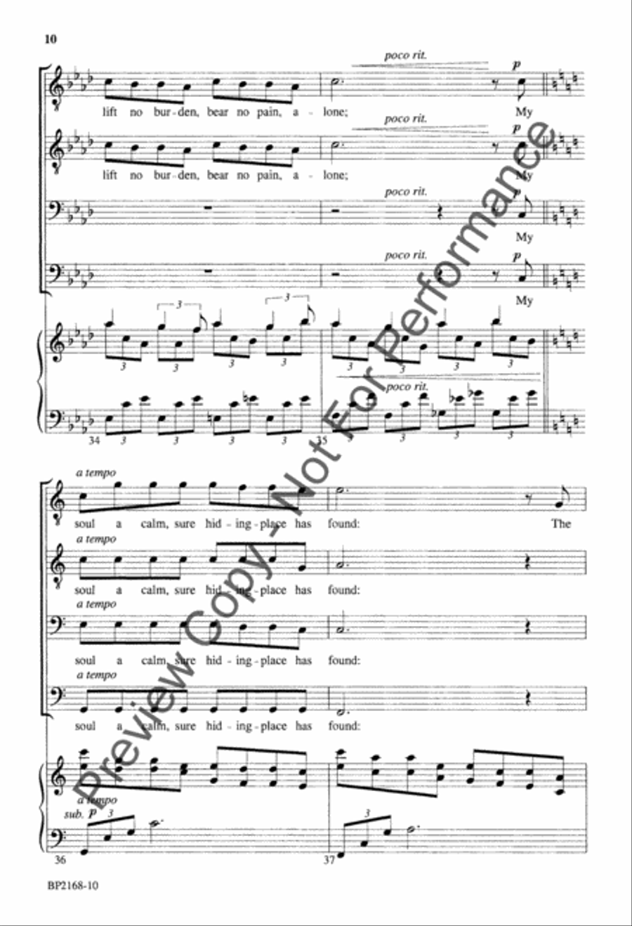 God Thou Art Love - TTBB TTBB scores gallery preview page 10