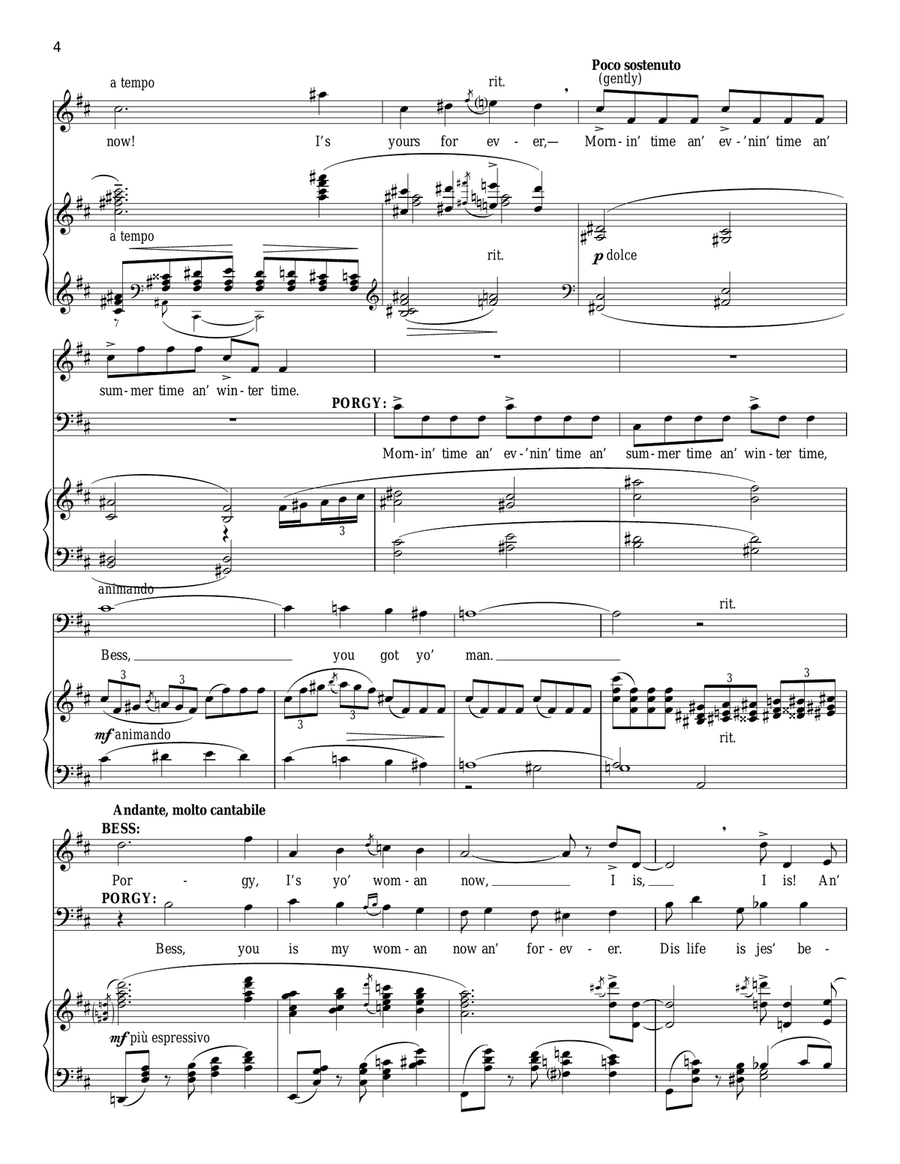 Bess, You Is My Woman Bess, You Is My Woman Baritone Horn TC scores gallery preview page 4