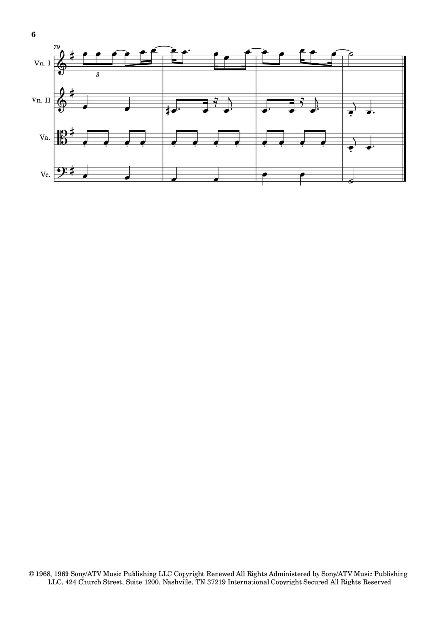 Blackbird String Quartet scores gallery preview page 6