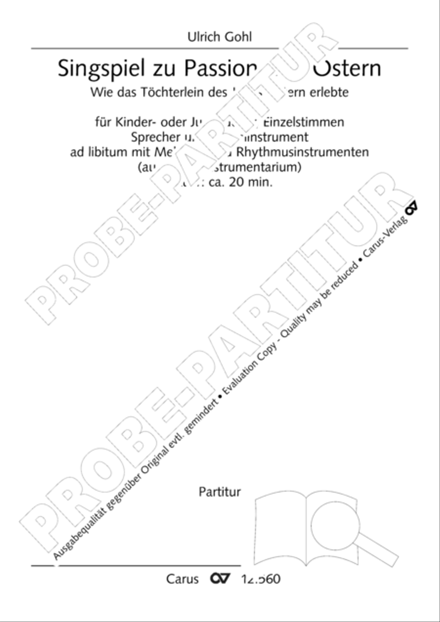 Das Tochterlein des Jairus Children's Choir scores gallery preview page 2