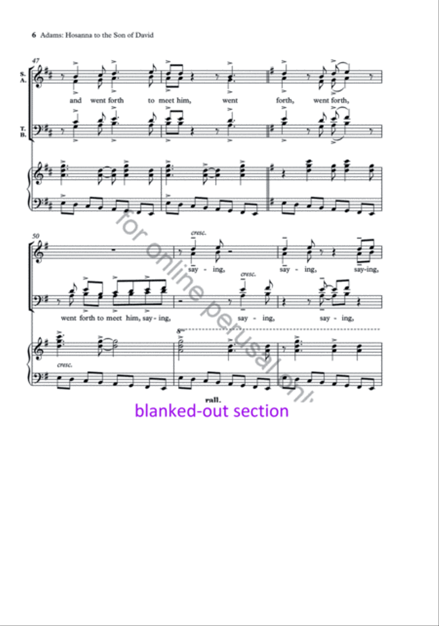 The Oxford Book of Choral Music by Black Composers 4-Part scores gallery preview page 11