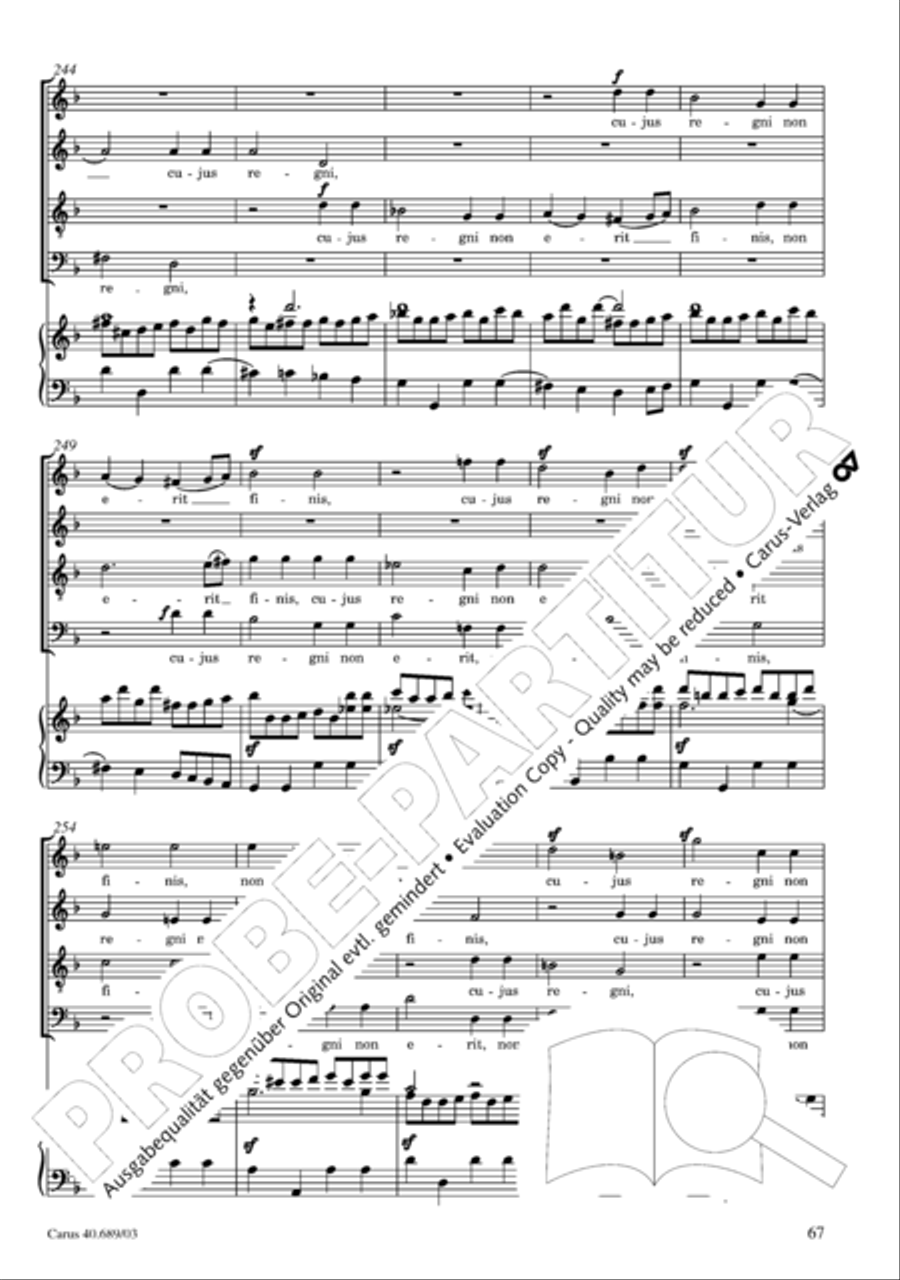 Missa solemnis Missa solemnis 4-Part scores gallery preview page 68