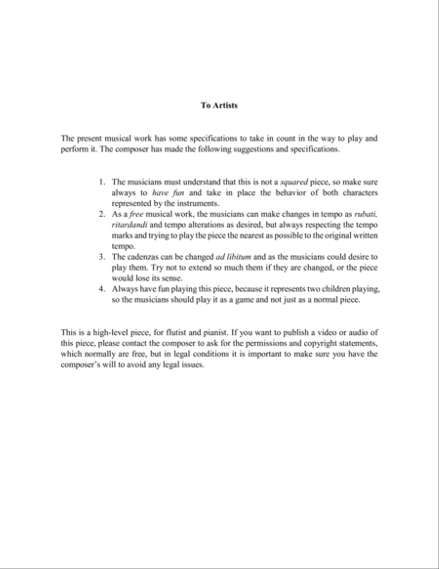 Flute Sonata No.1 Flute Solo scores gallery preview page 6
