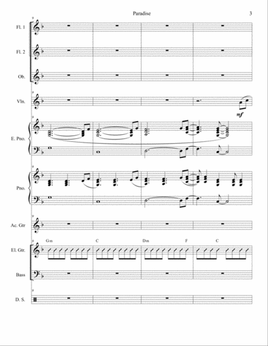 Paradise Large Ensemble scores gallery preview page 3