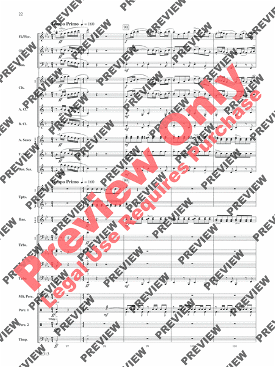 In the Center Ring Concert Band scores gallery preview page 23
