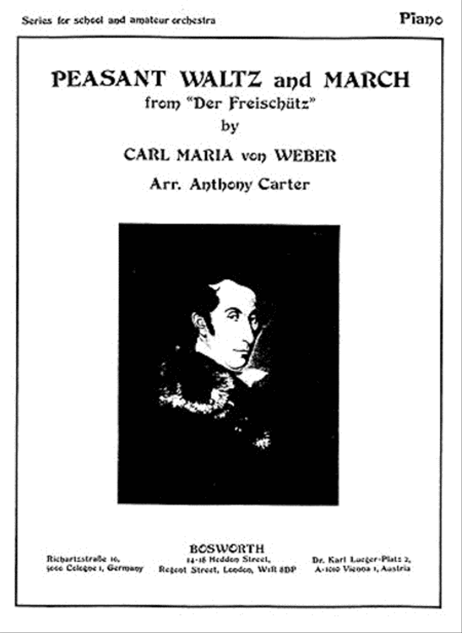 Peasant Waltz And March From Der Freischutz Orchestra scores gallery preview page 1