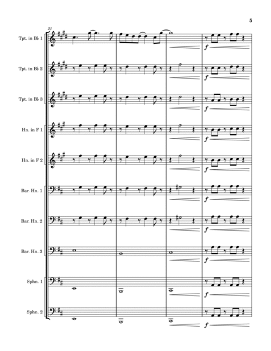 Modern Computing Brass Ensemble scores gallery preview page 5