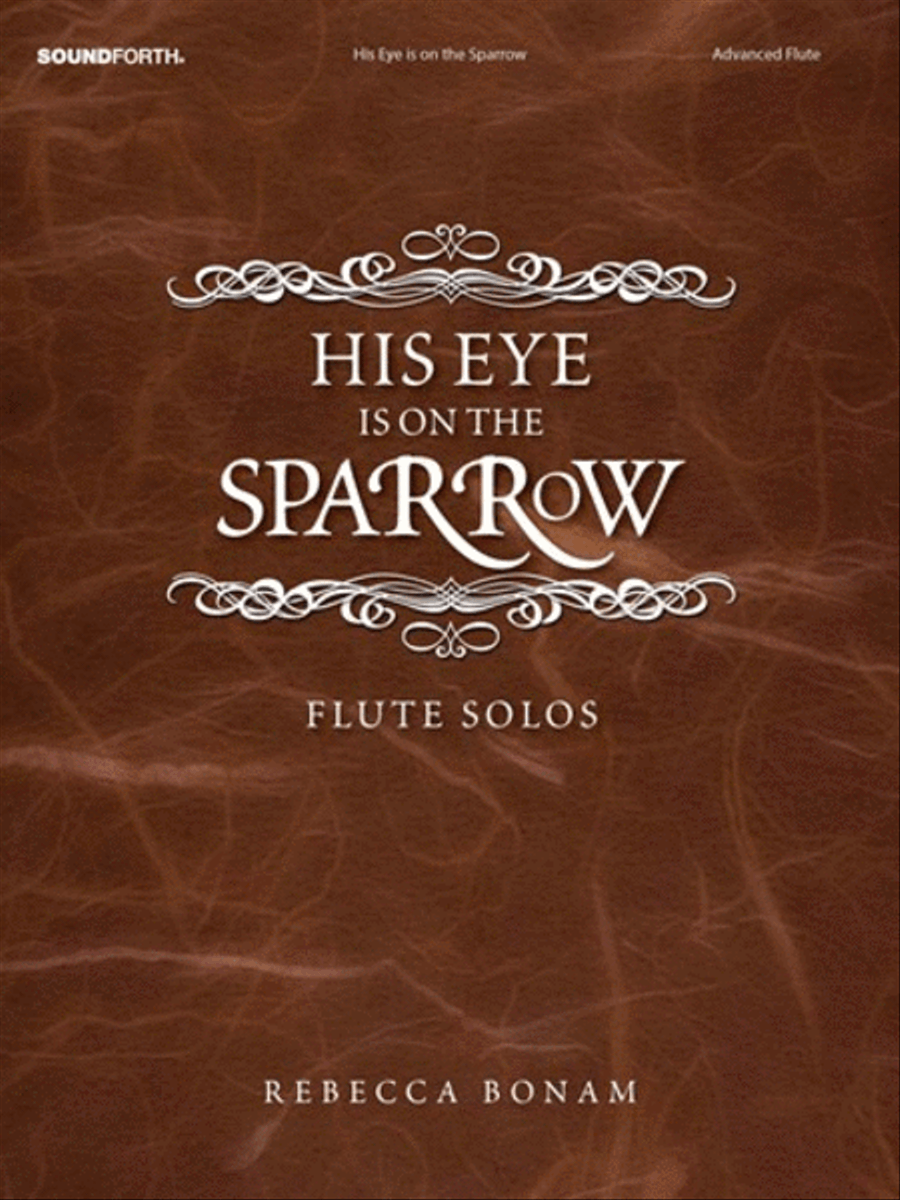 His Eye Is on the Sparrow Flute Solo scores gallery preview page 1