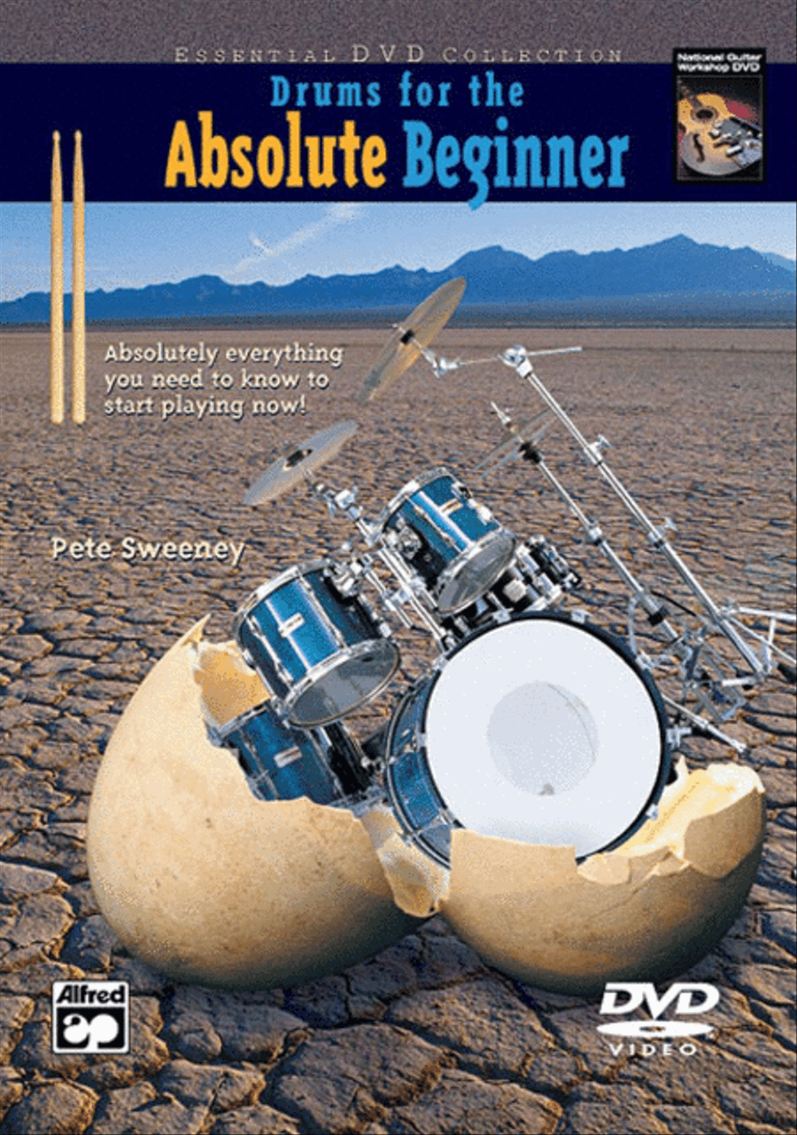 Drums for the Absolute Beginner by Pete Sweeney Drum Set - Sheet Music