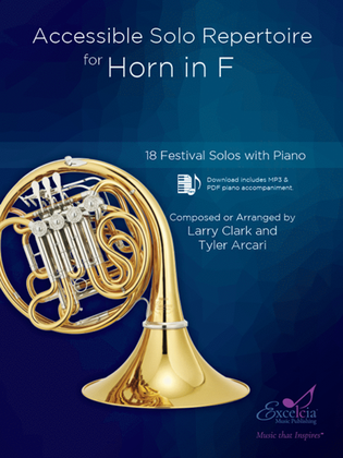 Book cover for Accessible Solo Repertoire for Horn in F