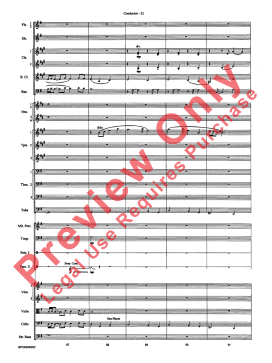 Prairiesong Full Orchestra scores gallery preview page 24