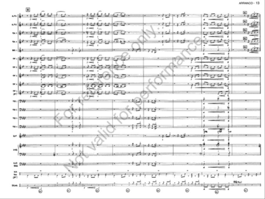 Arranco Jazz Ensemble scores gallery preview page 12