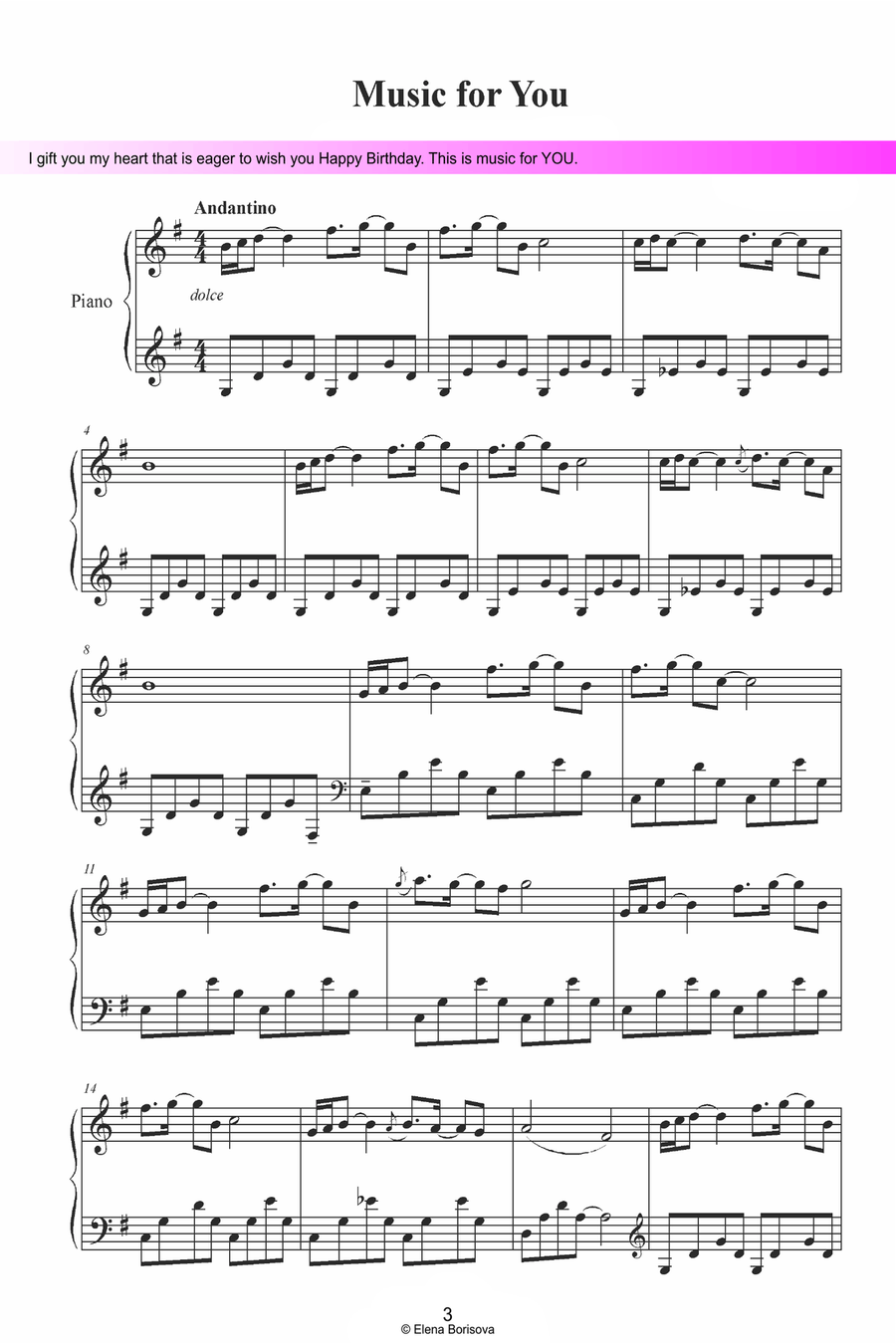Happy Birthday Album Voice scores gallery preview page 2