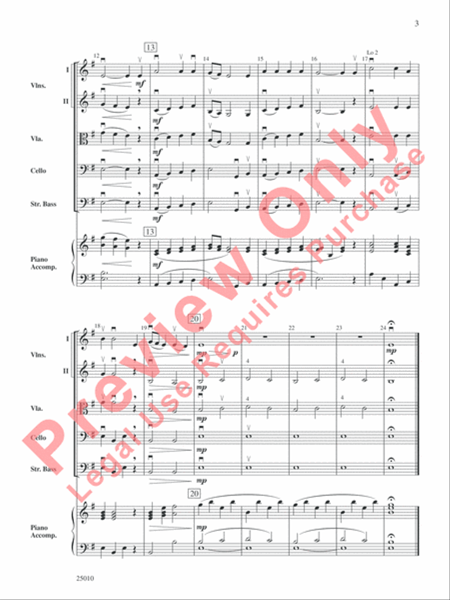 Two Appalachian Songs Two Appalachian Songs String Orchestra scores gallery preview page 4
