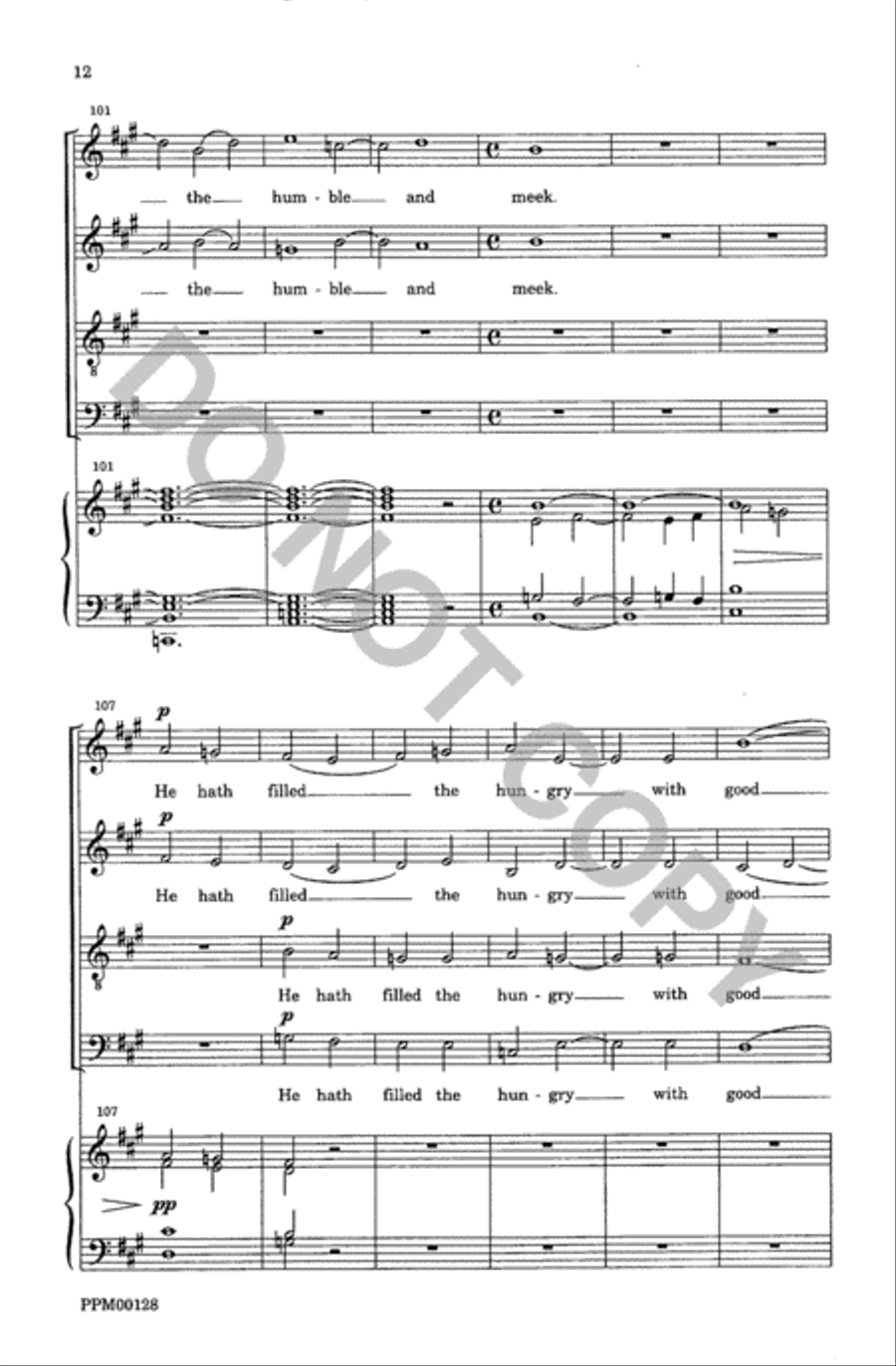 Magnificat and Nunc Dimittis 