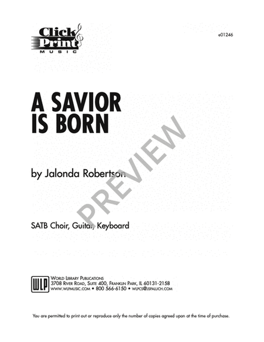 A Savior Is Born image number null