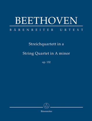 Book cover for String Quartet in A minor, op. 132