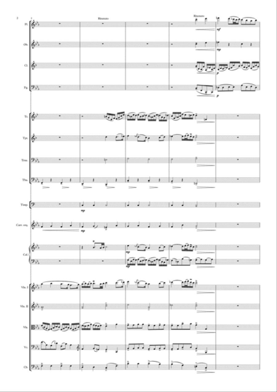Ich ruf ’ zu dir, Herr Jesu Christ Chamber Orchestra scores gallery preview page 2