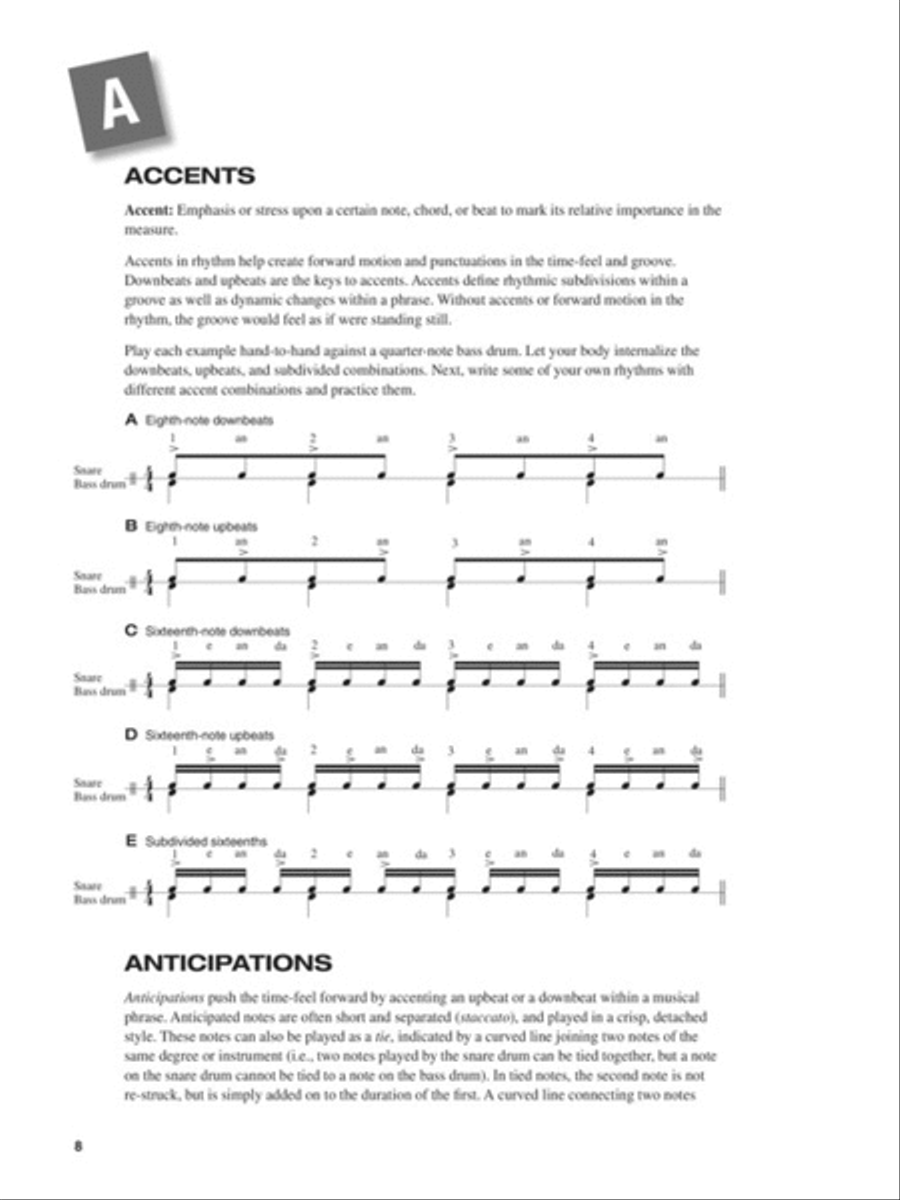 Drum Dictionary Percussion scores gallery preview page 4