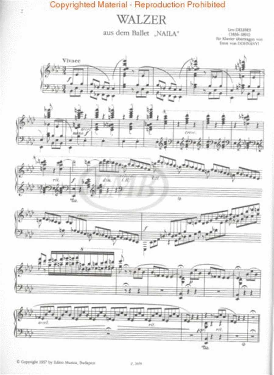 Two Waltzes from the Ballets 