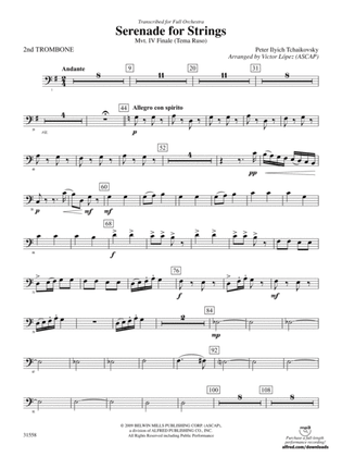 Serenade for Strings Mvt. IV Finale (Tema Ruso): 2nd Trombone