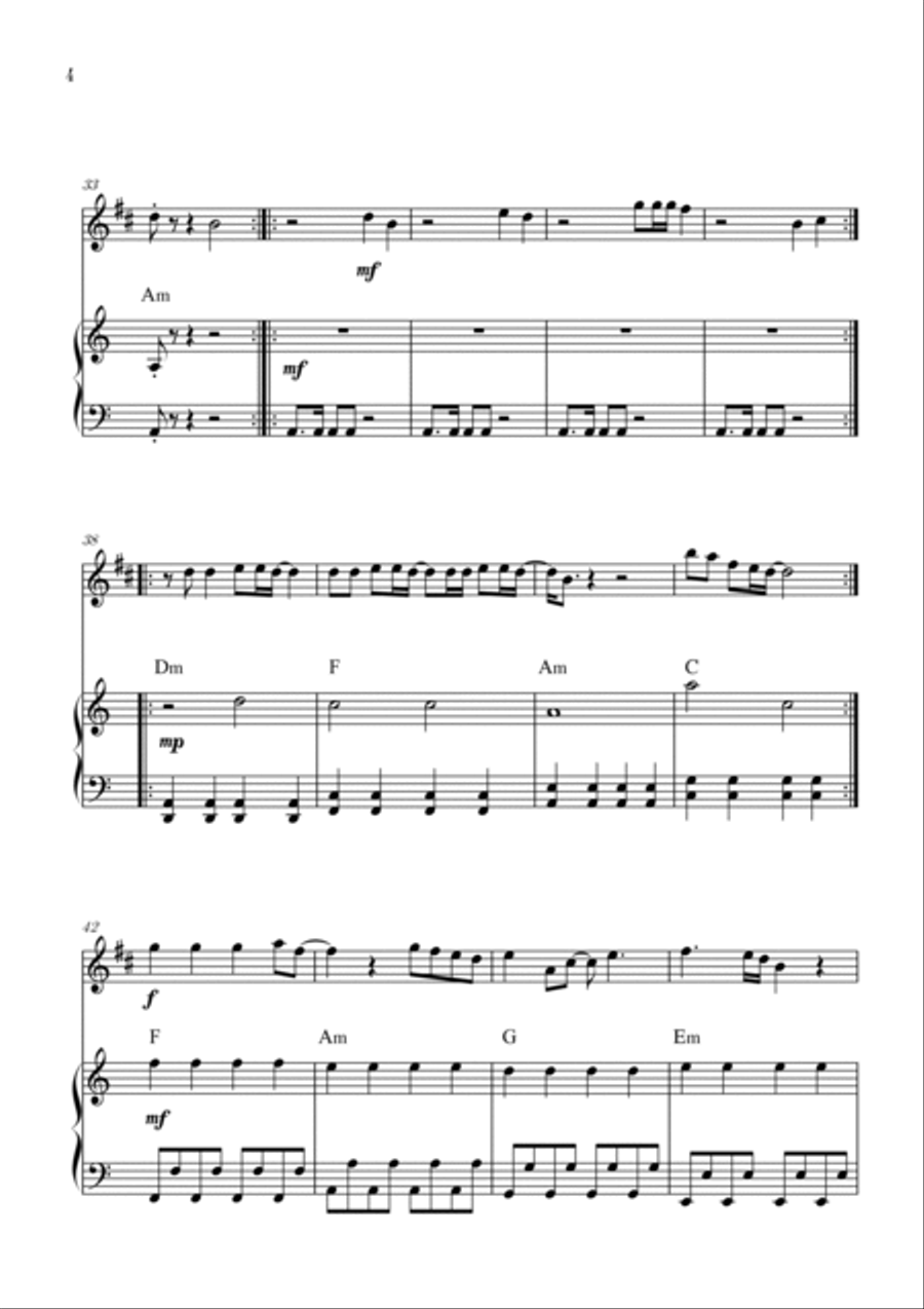 Bloody Mary B-Flat Clarinet scores gallery preview page 4