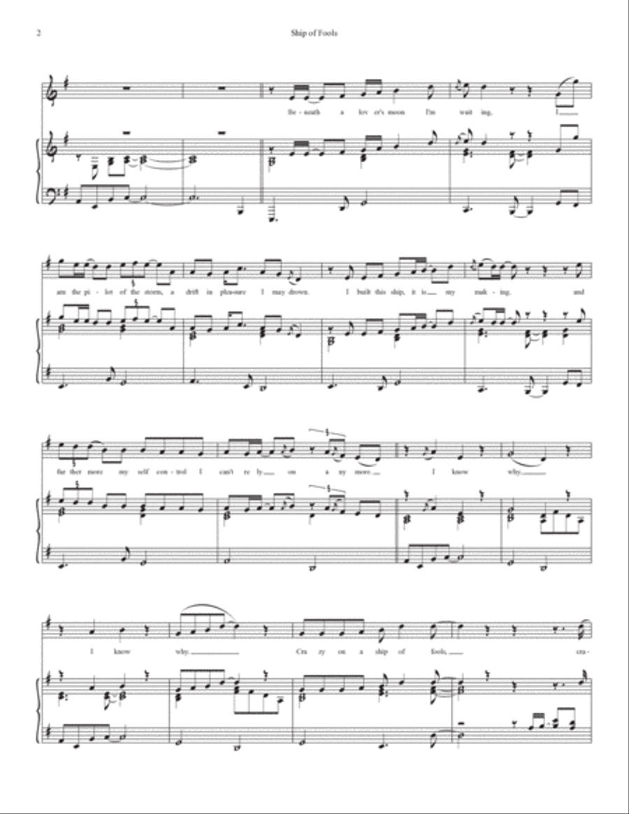 Ship Of Fools Ship Of Fools Voice scores gallery preview page 2