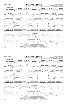Cubano Chant: Snare Drum