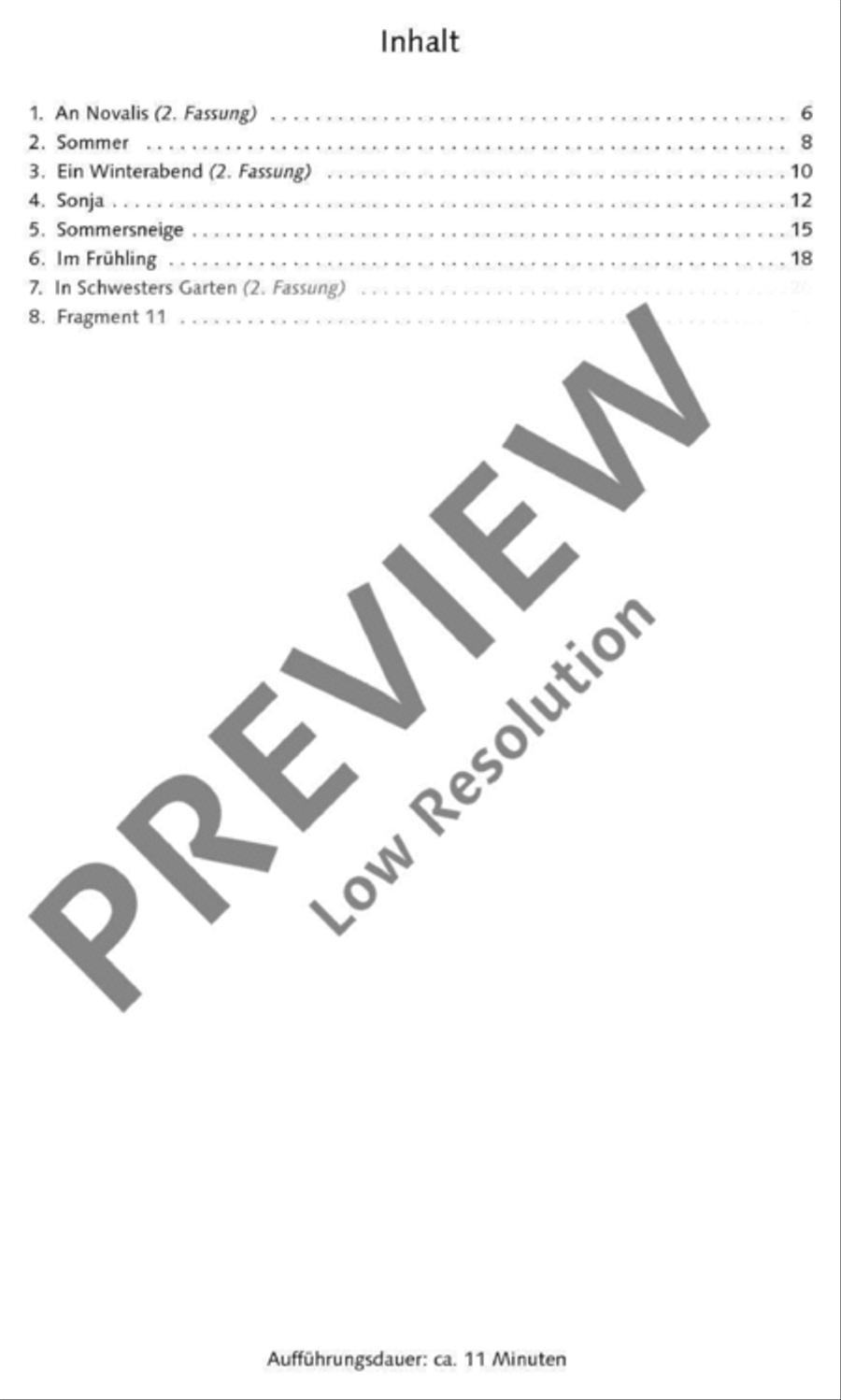 Trakl-Lieder I Trakl-Lieder I Tenor Voice scores gallery preview page 6
