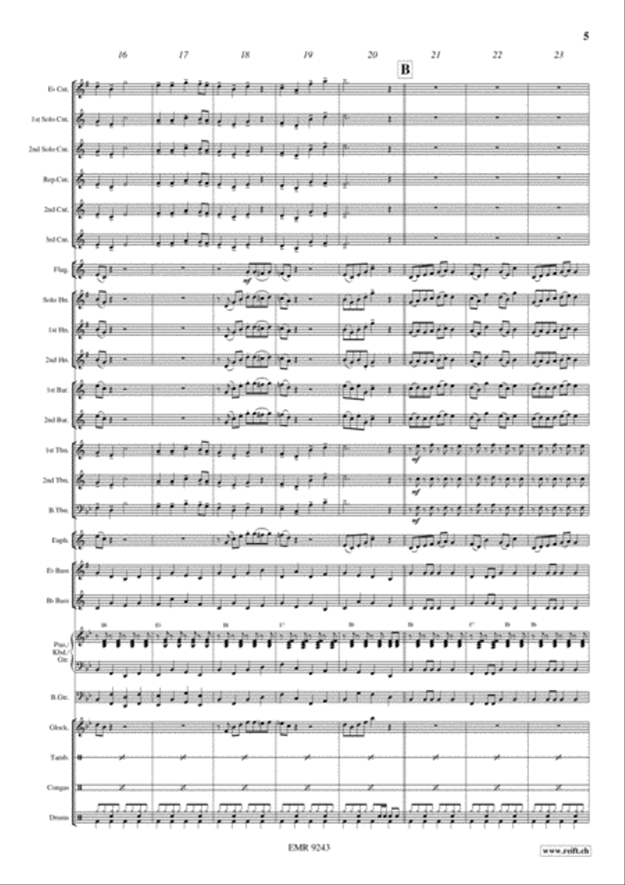 Music For Fun Brass Band scores gallery preview page 6