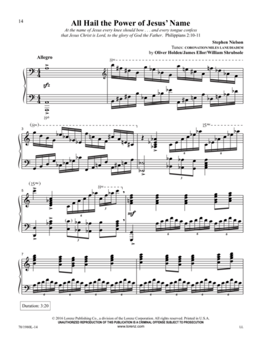 To God Alone Be Glory To God Alone Be Glory Piano Solo scores gallery preview page 10