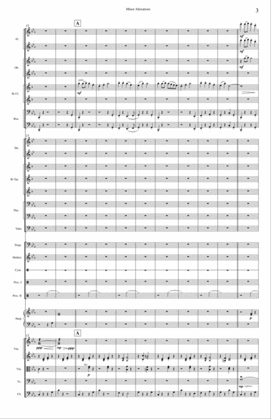 Minor Alterations Minor Alterations Full Orchestra scores gallery preview page 4