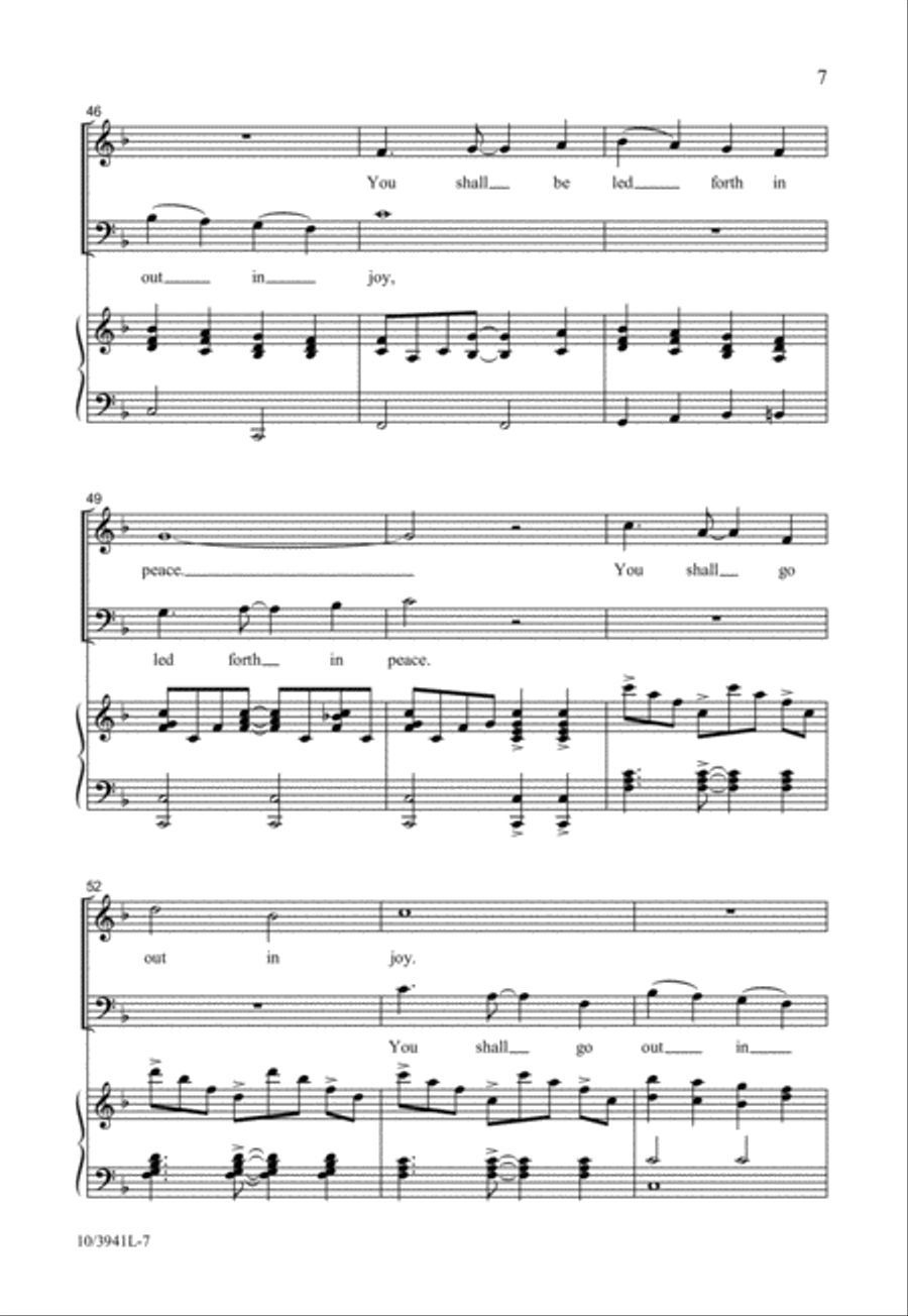 Go Out in Joy 2-Part scores gallery preview page 8