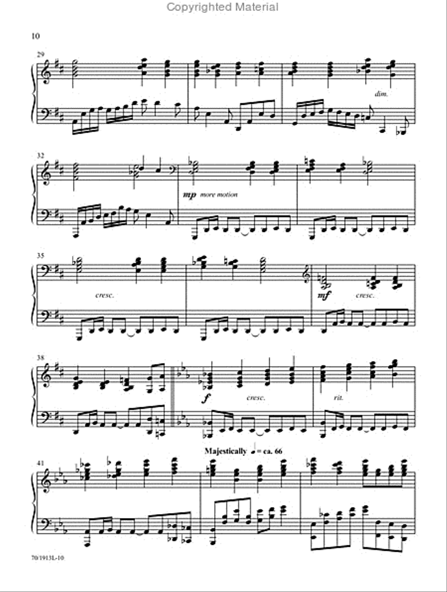 Risen to Reign Piano Solo scores gallery preview page 8