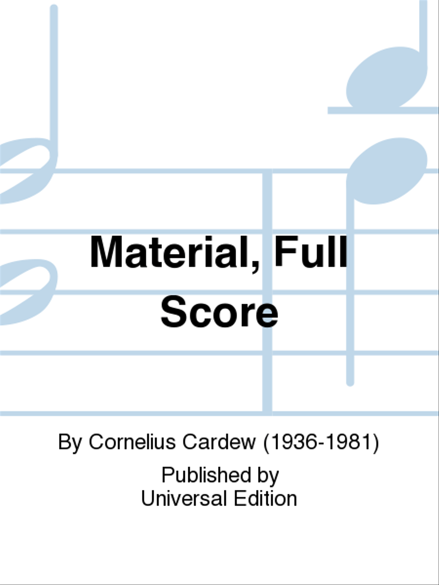 Material, Full Score Score scores gallery preview page 1