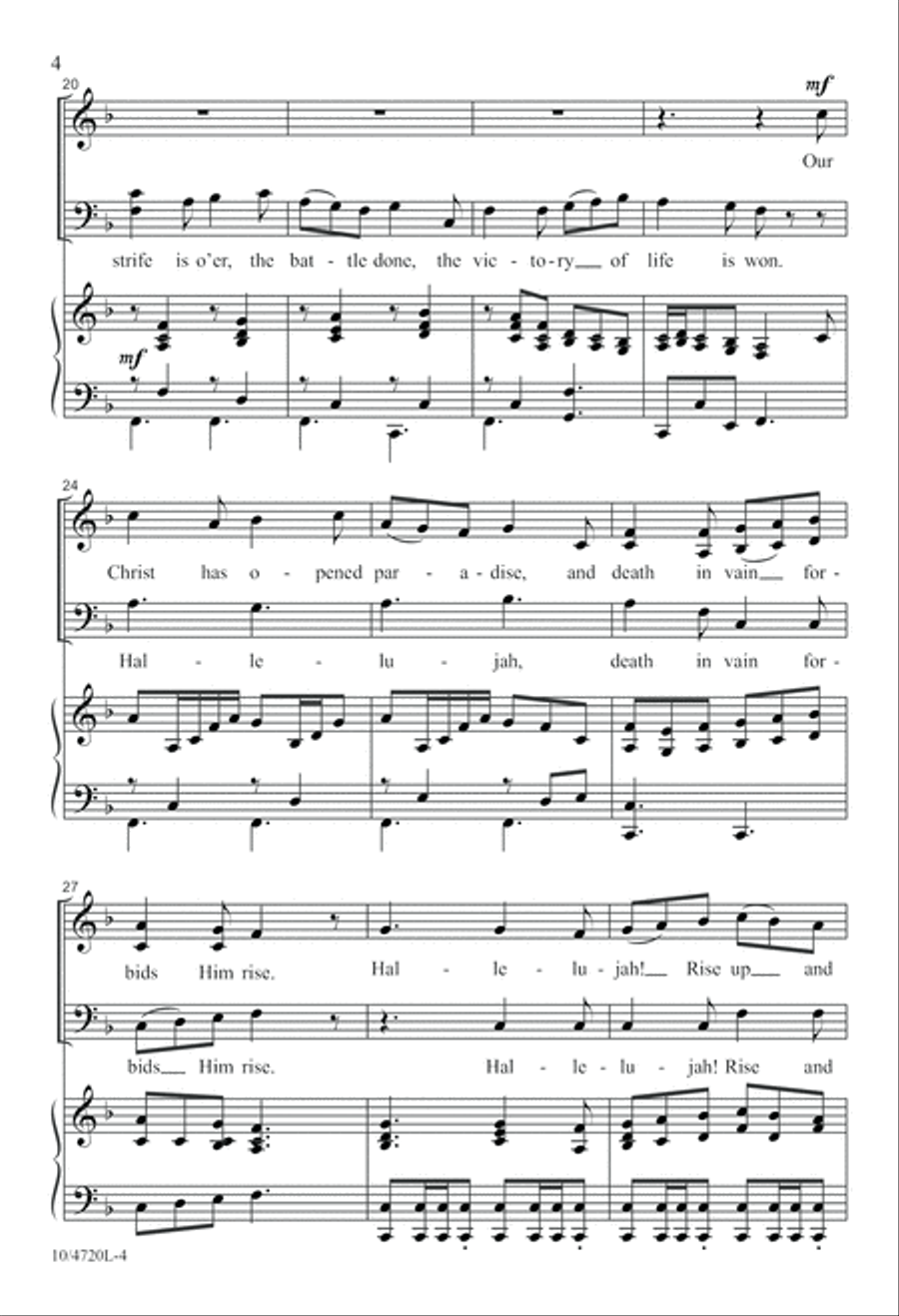 Easter Carol Easter Carol 2-Part scores gallery preview page 4