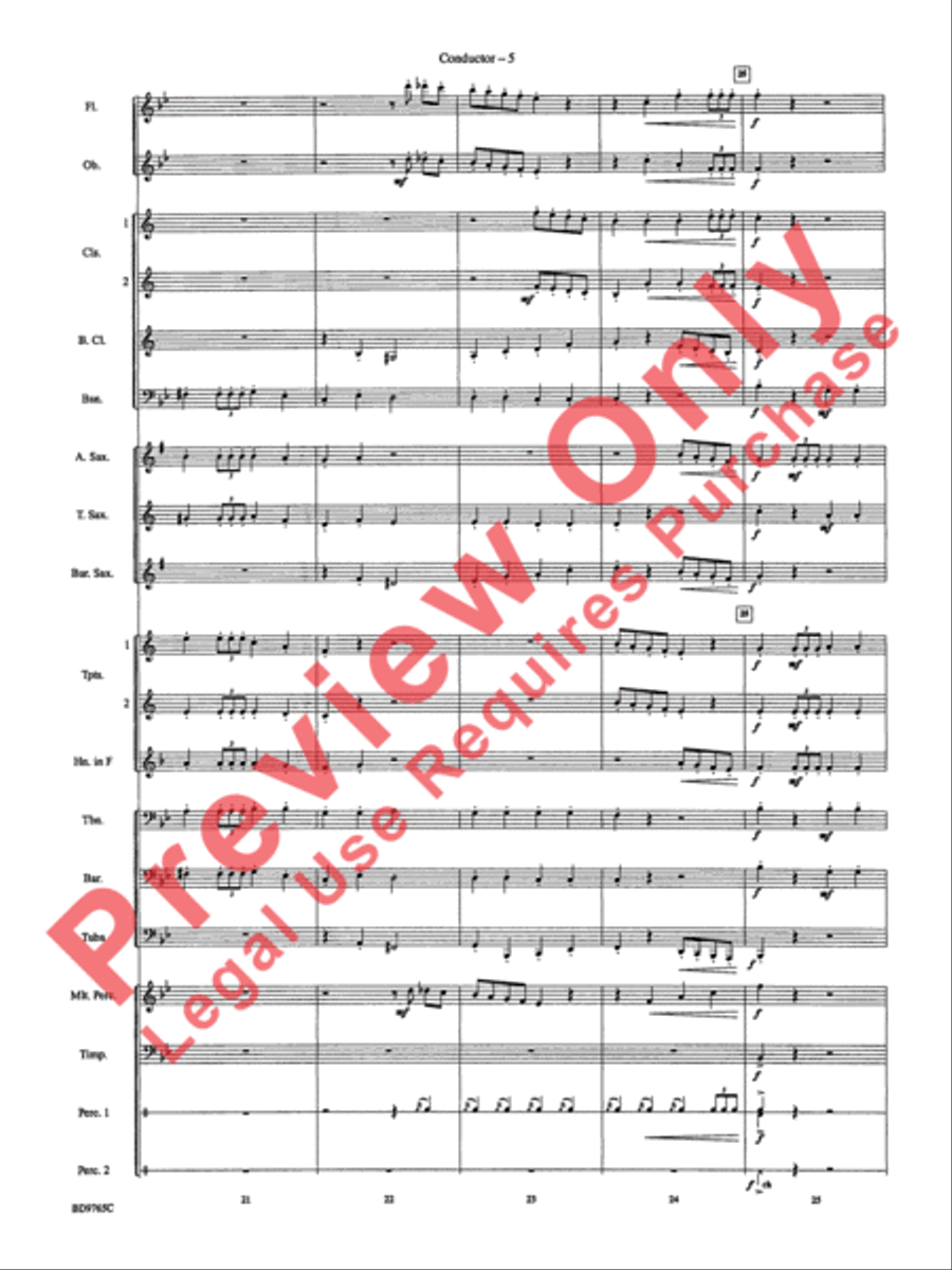 March from The Nutcracker Concert Band scores gallery preview page 8
