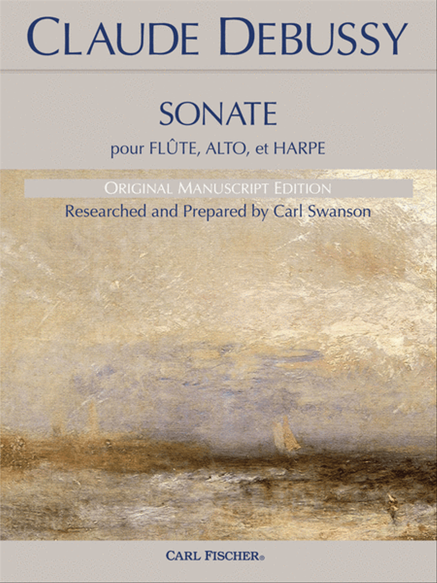 Sonate pour Flûte, Alto, et Harpe Flute scores gallery preview page 1