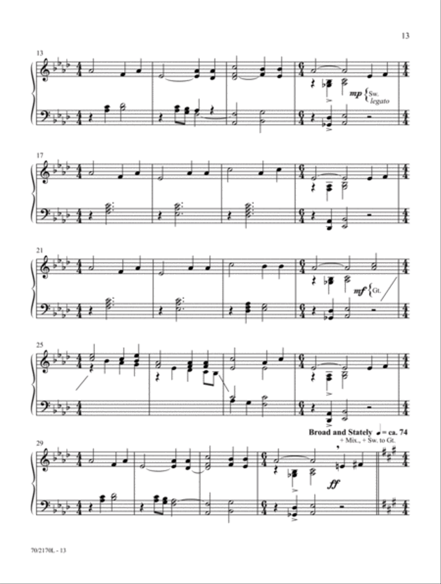Pick Up & Play Organ Solo scores gallery preview page 10