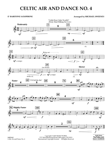 Celtic Air and Dance No. 4 - Eb Baritone Saxophone