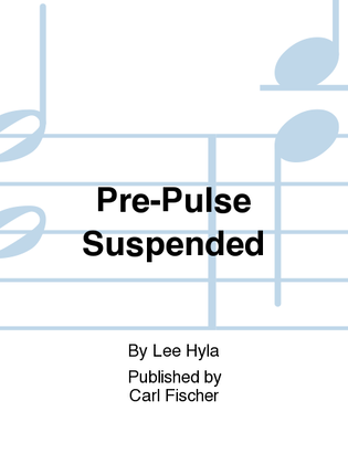 Book cover for Pre-Pulse Suspended