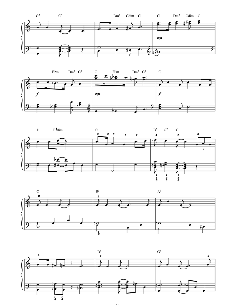 Basin Street Blues Piano Solo scores gallery preview page 2