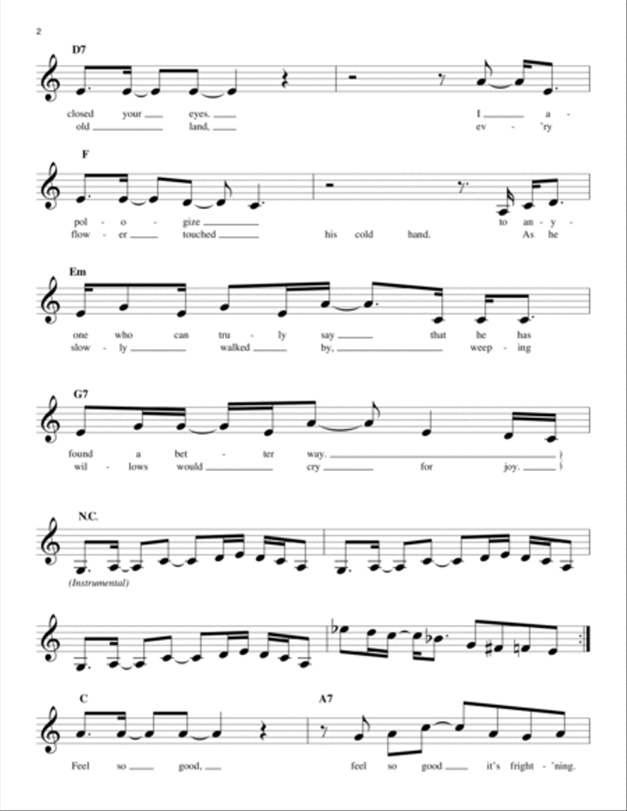 Southern Nights Southern Nights Piano scores gallery preview page 2