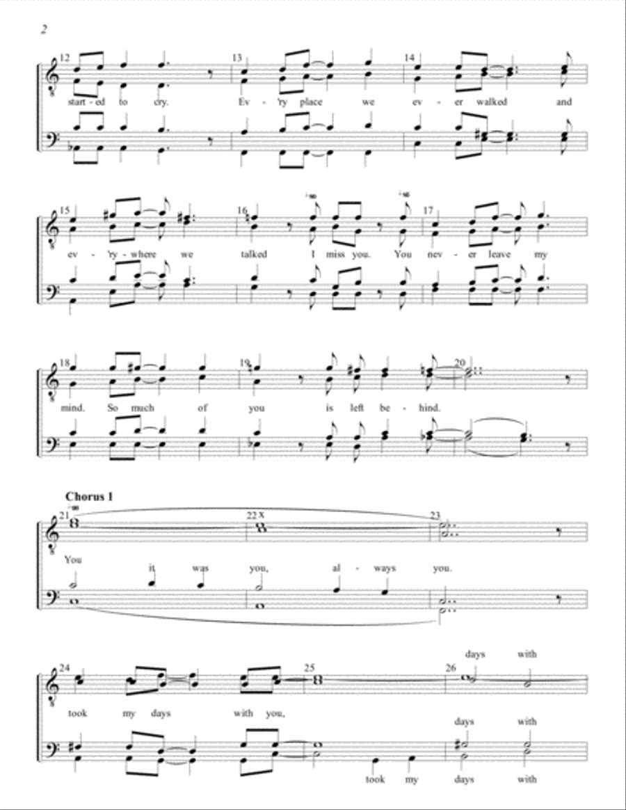 With You With You TTBB scores gallery preview page 2