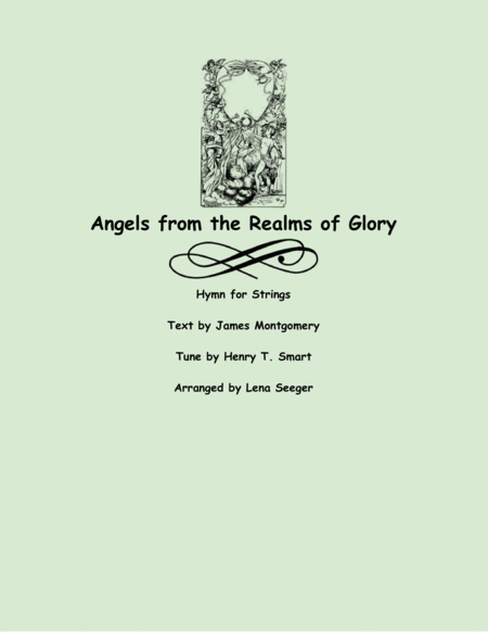 Angels from the Realms of Glory (two violins and cello)