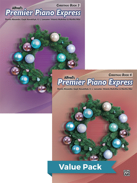 Premier Piano Express Christmas, Books 3 & 4 (Value Pack)