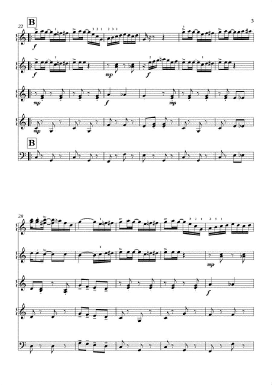 The Entertainer (Joplin) for Accordion Orchestra, arr. Simon Peberdy image number null