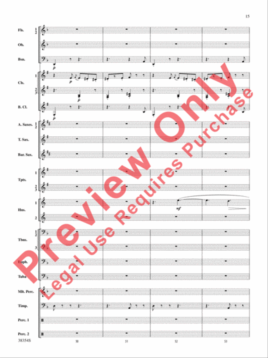Band-O-Ween Concert Band scores gallery preview page 16